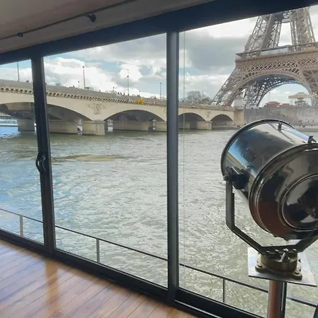 Mind-blowing Eiffel Tower Houseboat Apartamento *